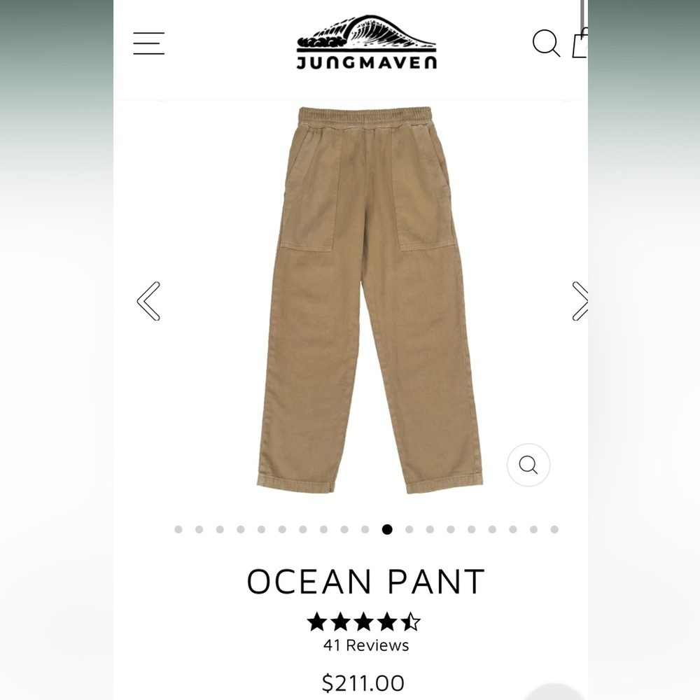 Jungmaven Ocean Pant - Coyote - Size L